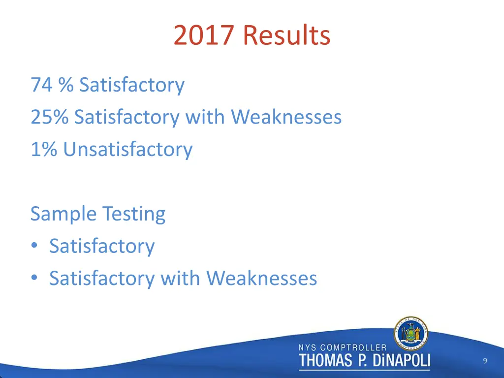 2017 results