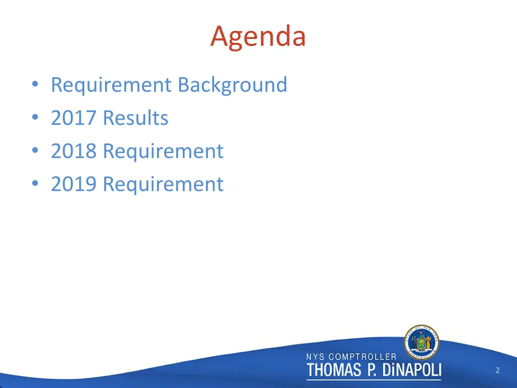 agenda