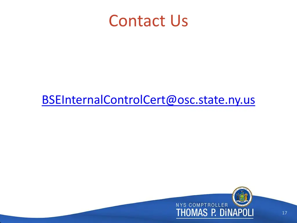 contact us