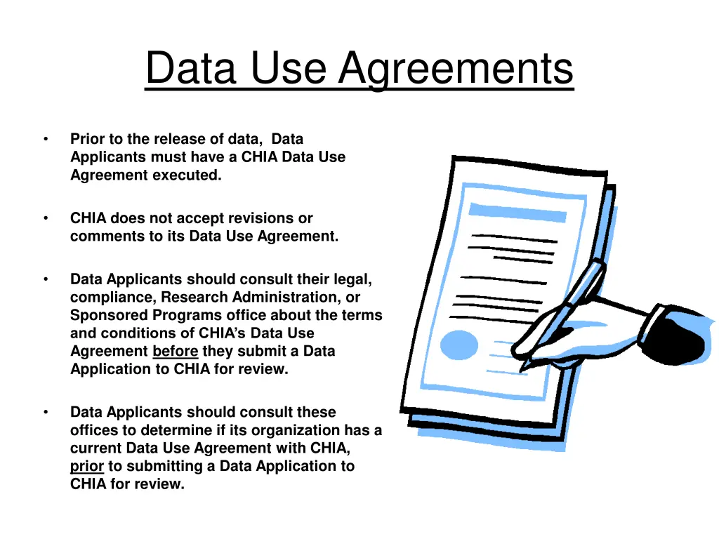 data use agreements