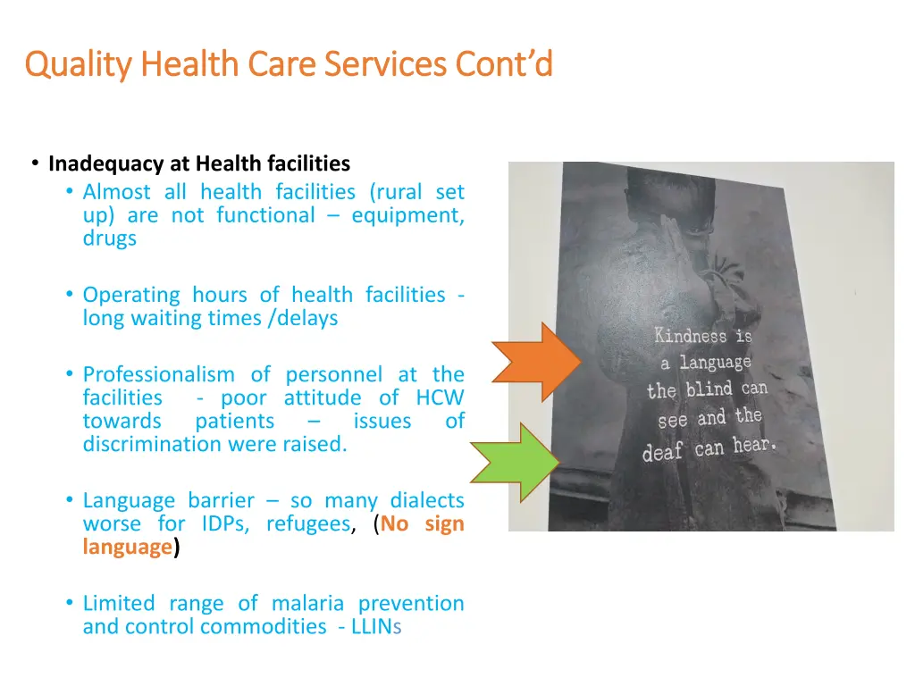 quality health care services cont d quality
