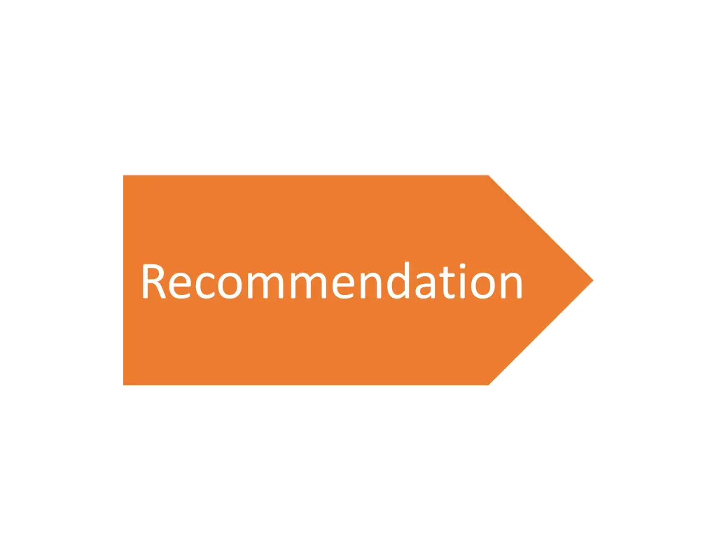 recommendation