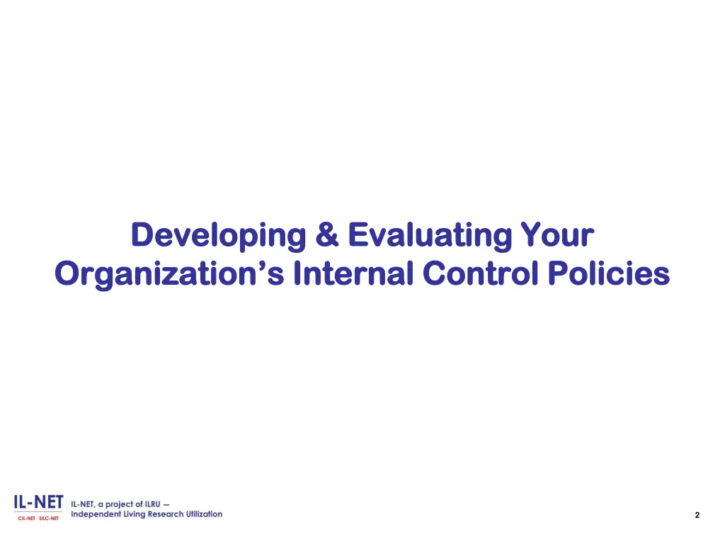 developing evaluating your developing evaluating