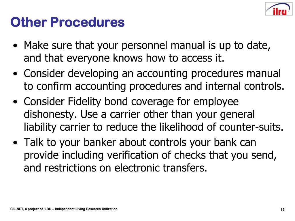 other procedures other procedures