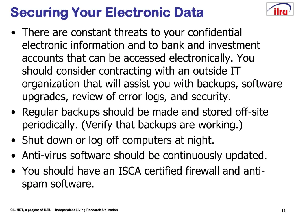 securing securing your electronic data your