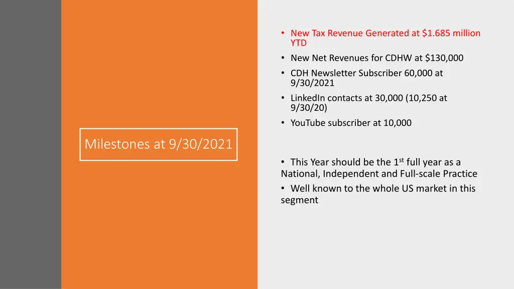 new tax revenue generated at 1 685 million
