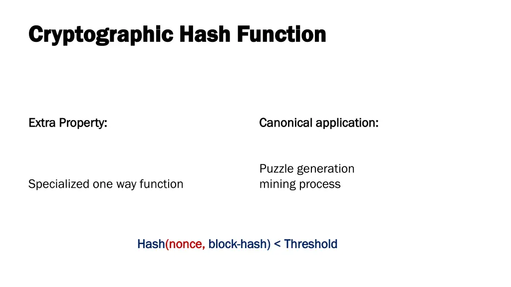 cryptographic hash function cryptographic hash
