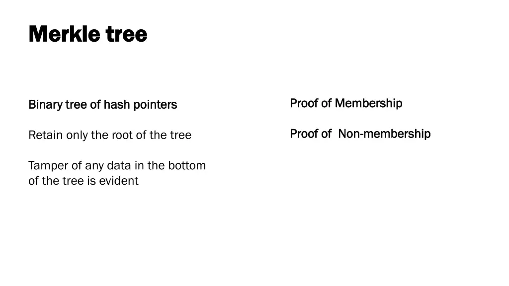 merkle tree merkle tree
