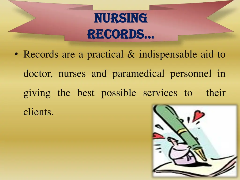 nursing nursing records records