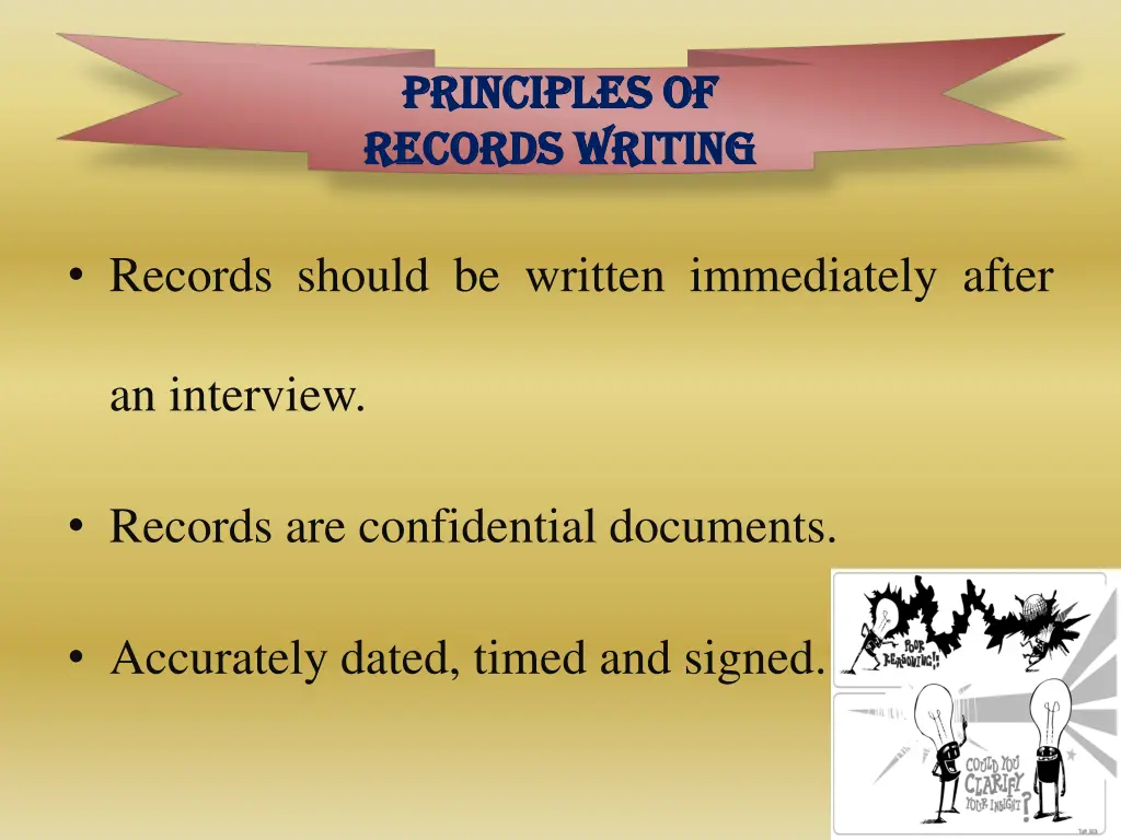 principles of principles of records writing 1