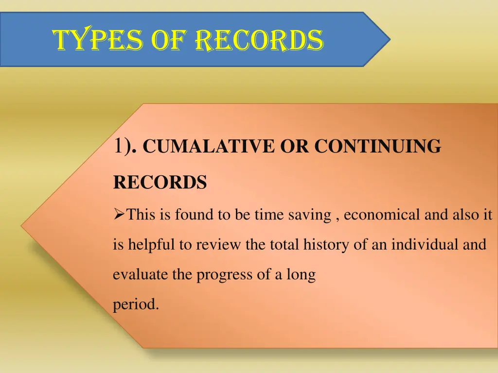 types of records