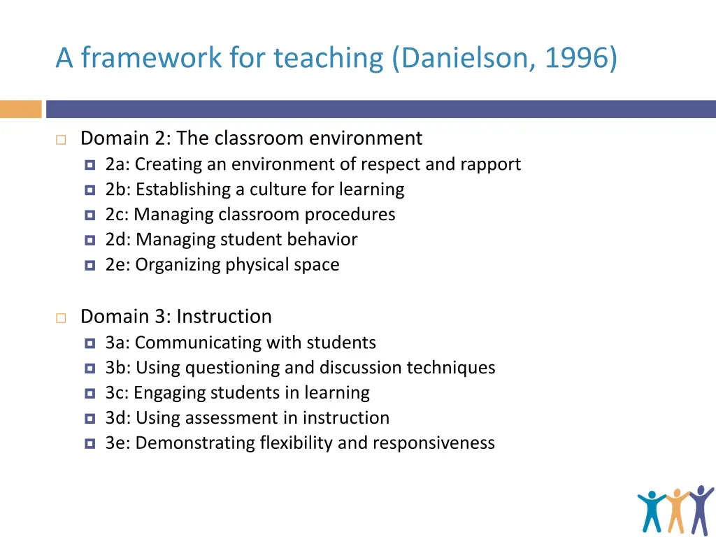 a framework for teaching danielson 1996