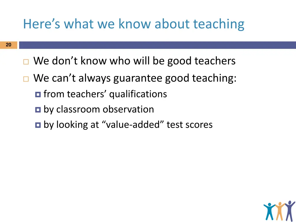 here s what we know about teaching
