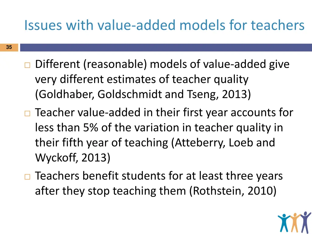 issues with value added models for teachers