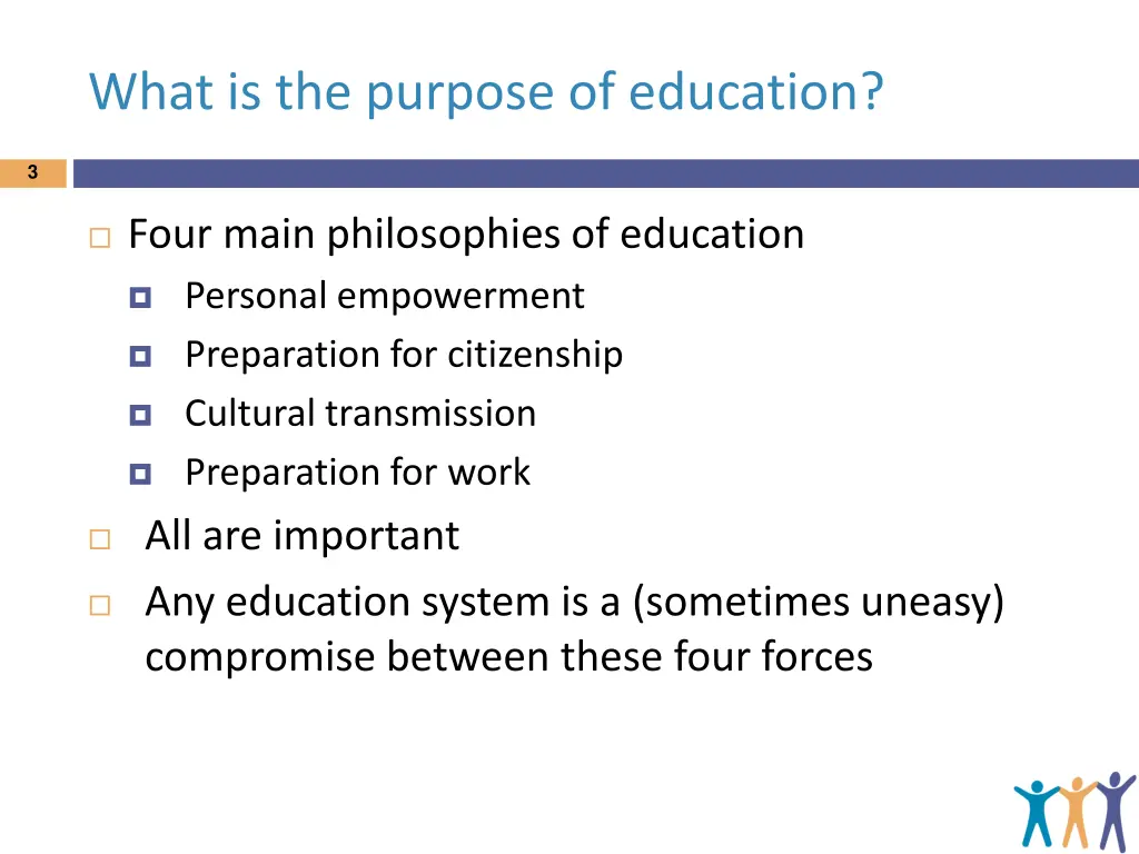 what is the purpose of education