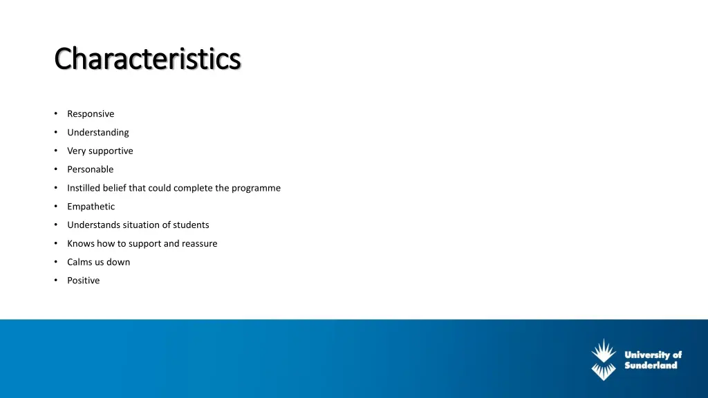 characteristics characteristics
