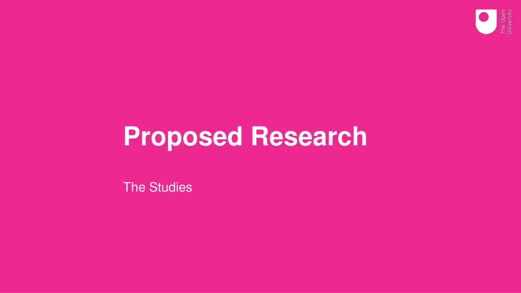 proposed research