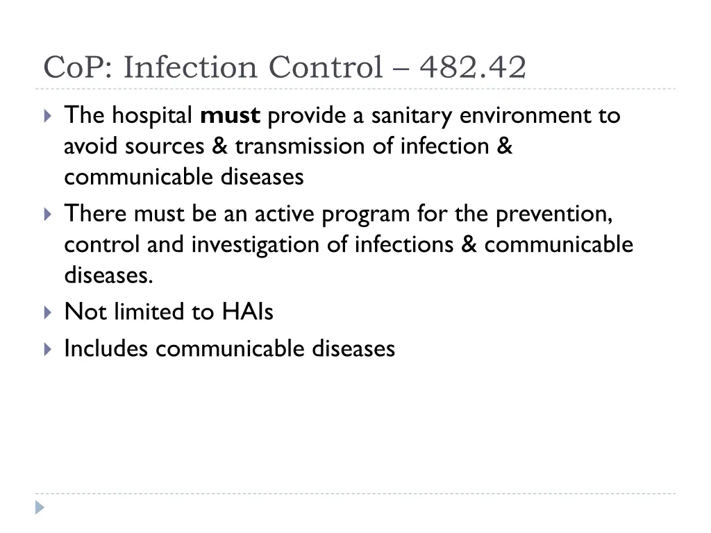 cop infection control 482 42