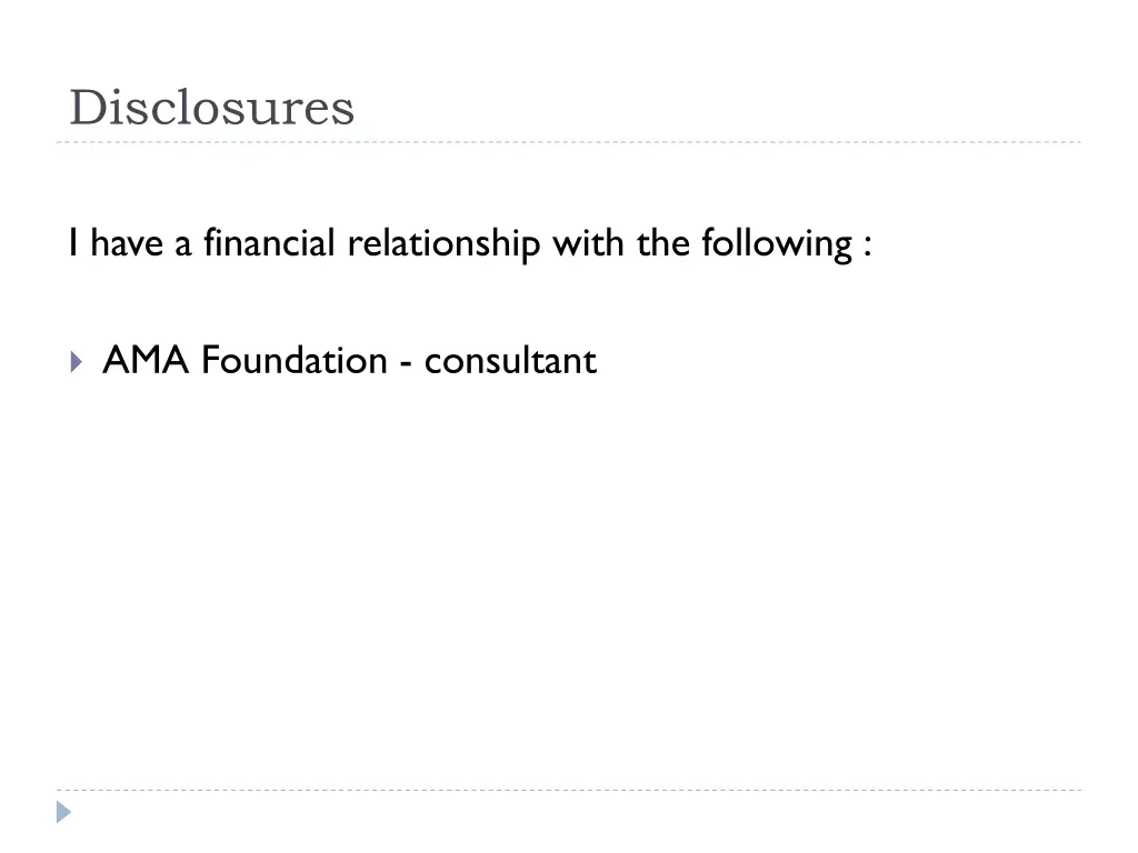 disclosures