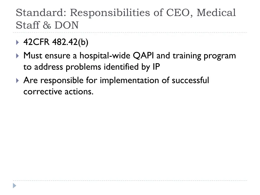 standard responsibilities of ceo medical staff don