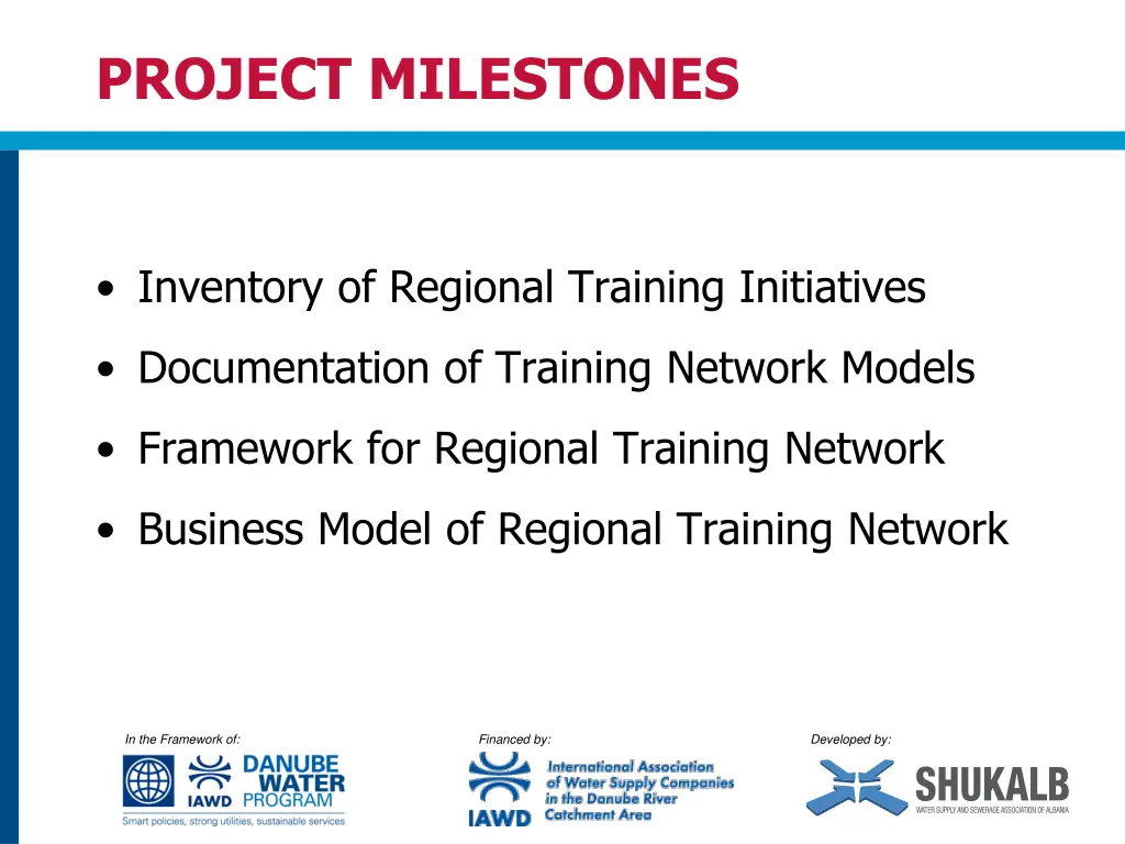 project milestones