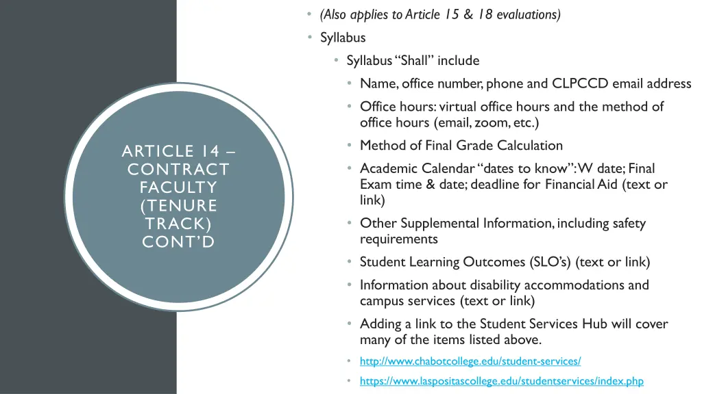 also applies to article 15 18 evaluations