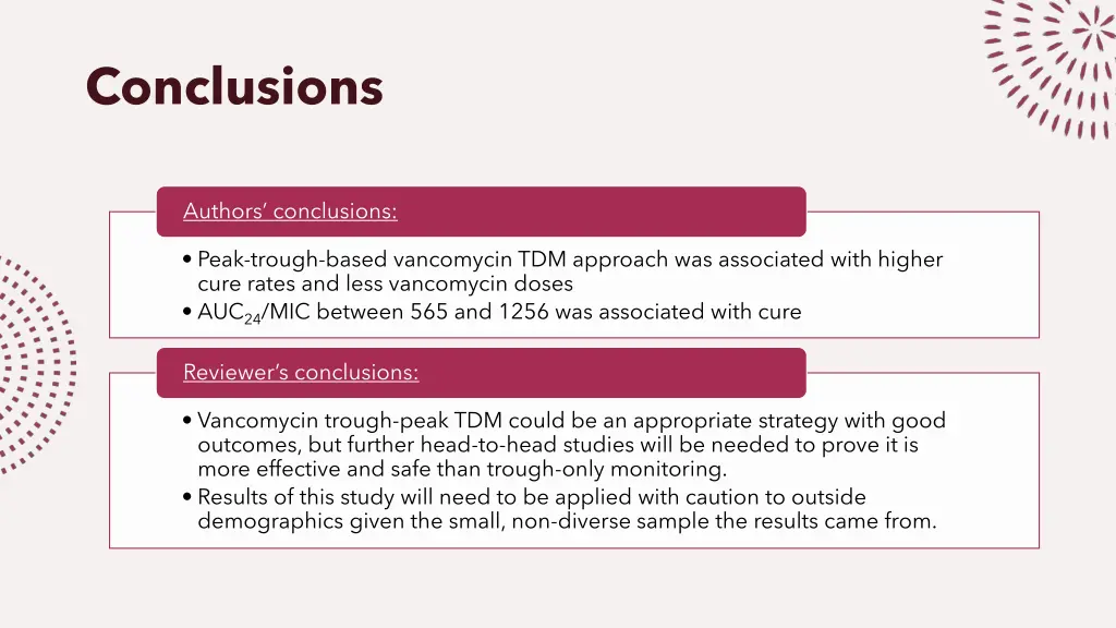 conclusions