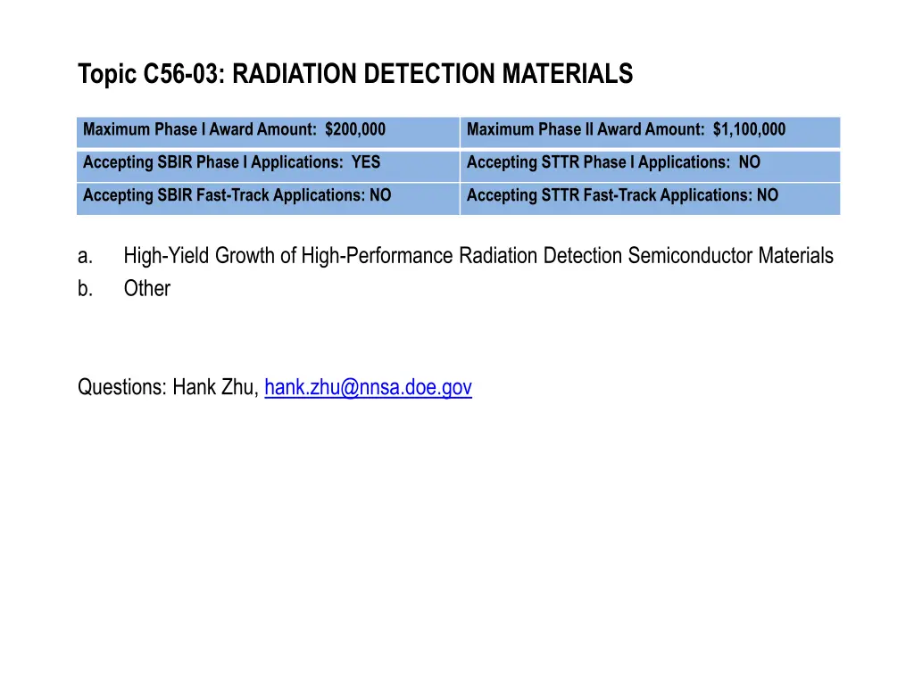 topic c56 03 radiation detection materials