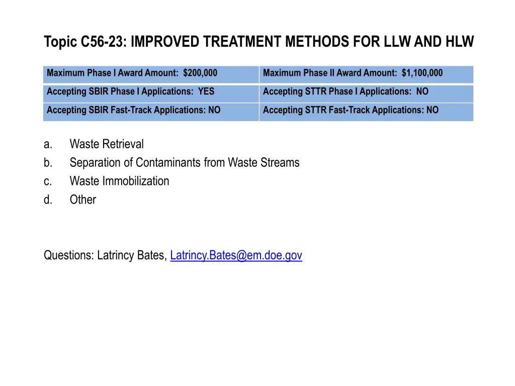 topic c56 23 improved treatment methods
