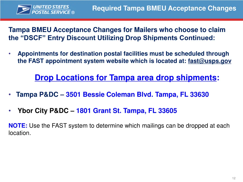 required tampa bmeu acceptance changes 1
