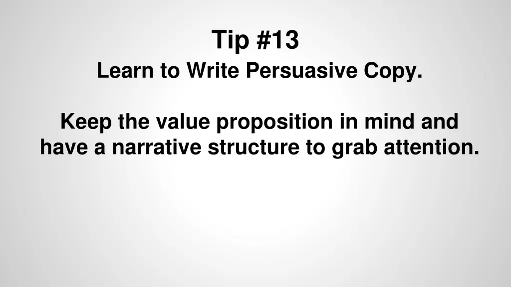 tip 13