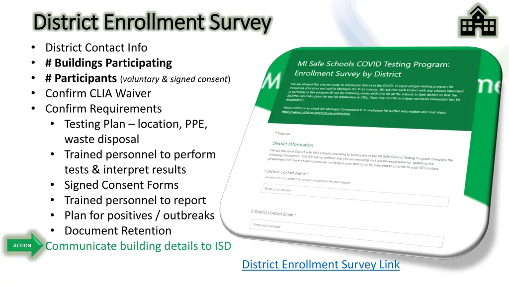 district enrollment survey district enrollment