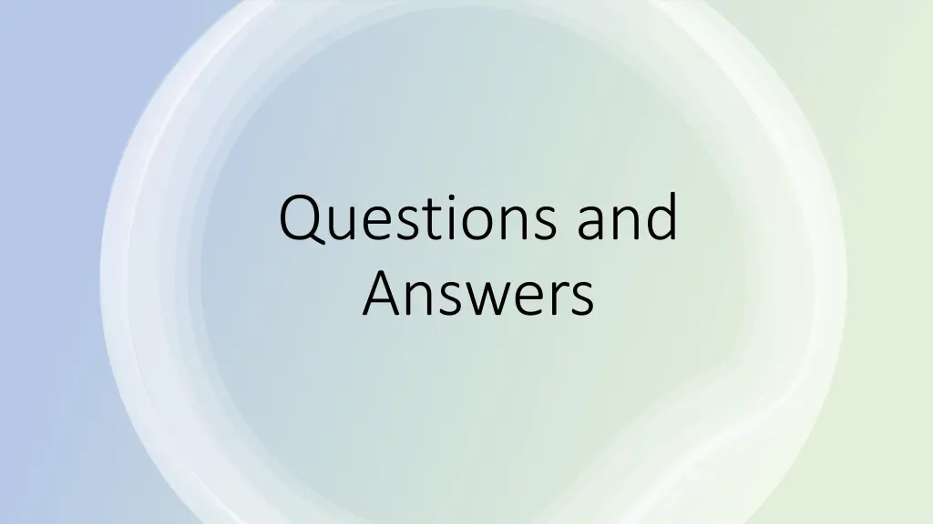 questions and answers