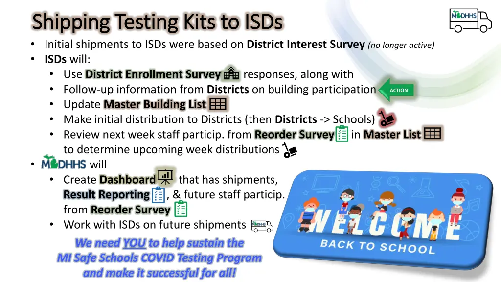 shipping testing kits to isds shipping testing