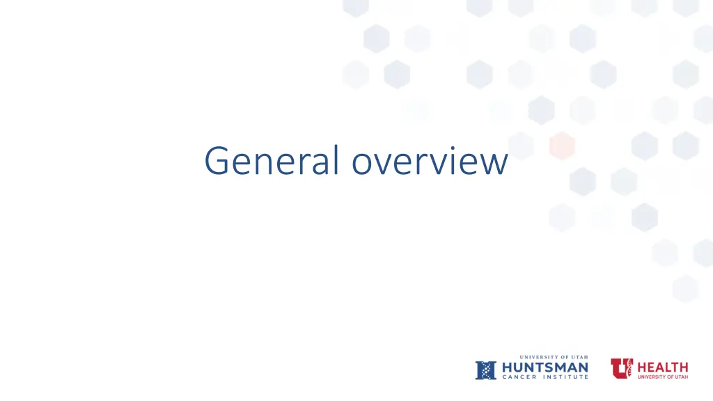 general overview