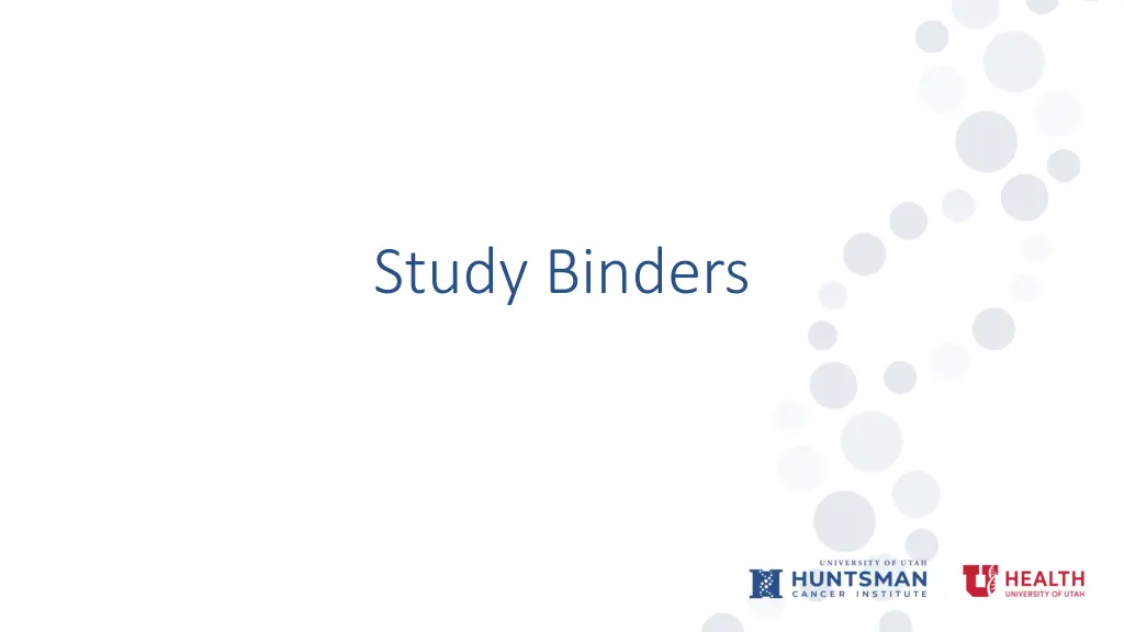 study binders