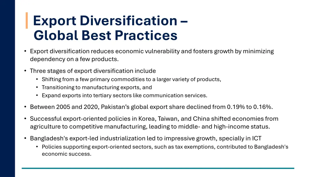 export diversification global best practices
