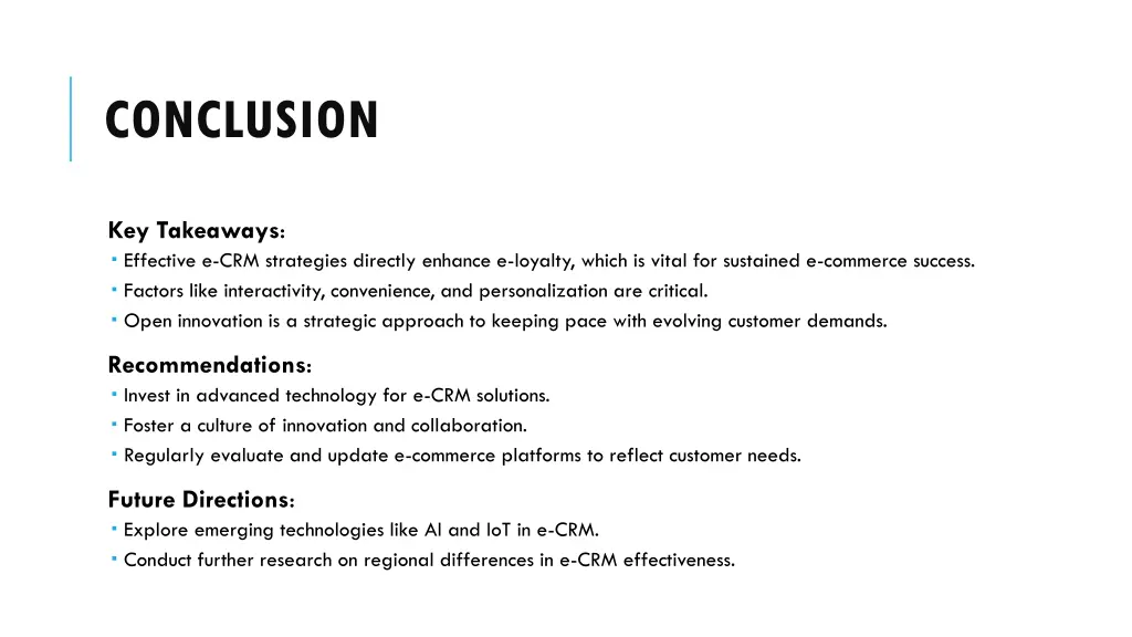 conclusion