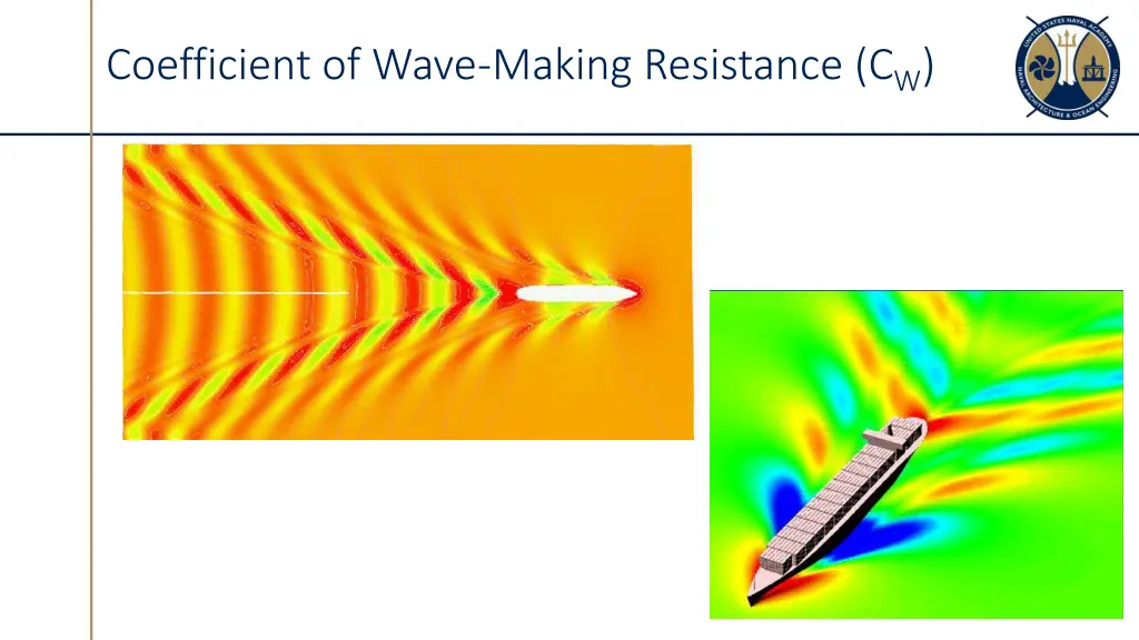 coefficient of wave making resistance c w 2