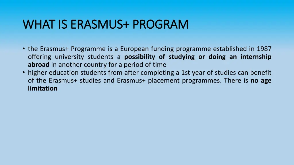 what is erasmus program what is erasmus program