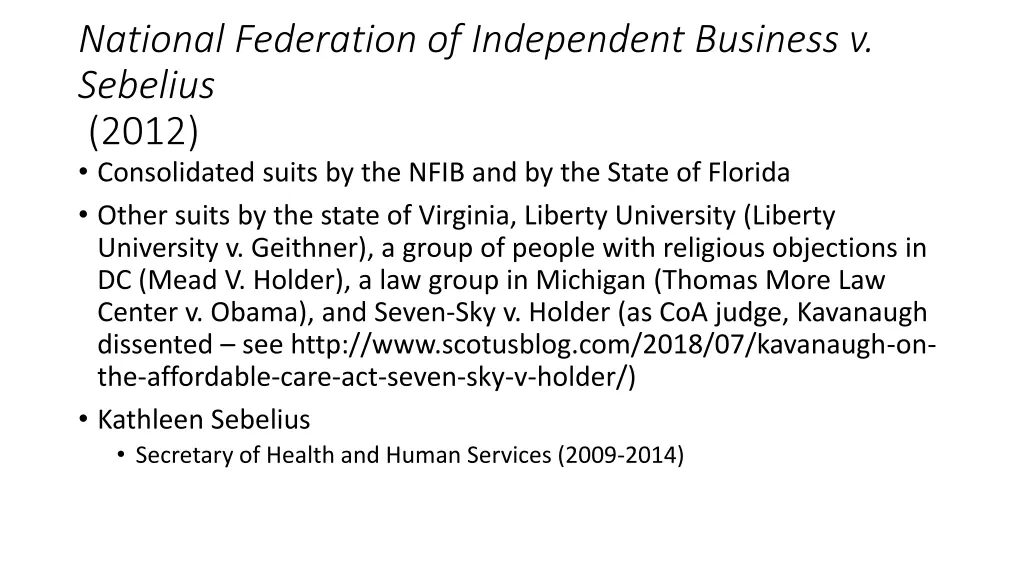 national federation of independent business