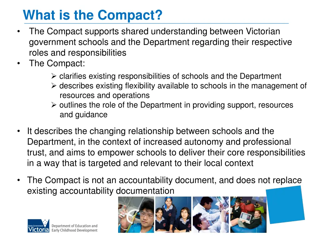 what is the compact the compact supports shared