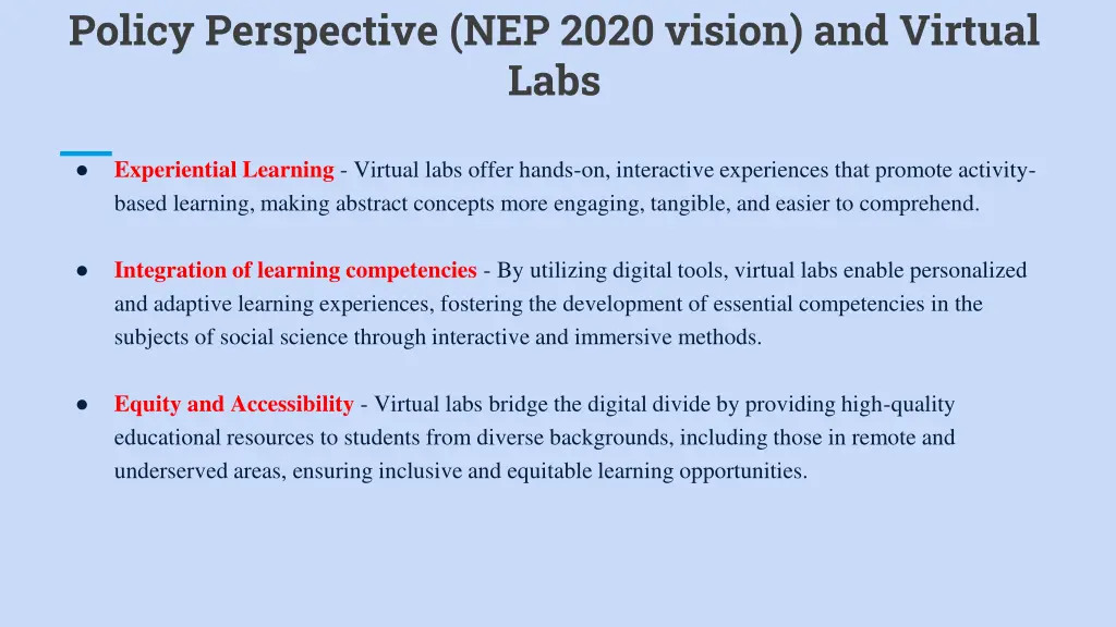 policy perspective nep 2020 vision and virtual