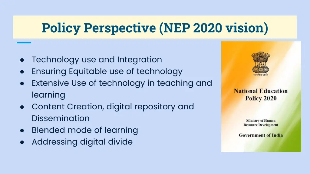 policy perspective nep 2020 vision