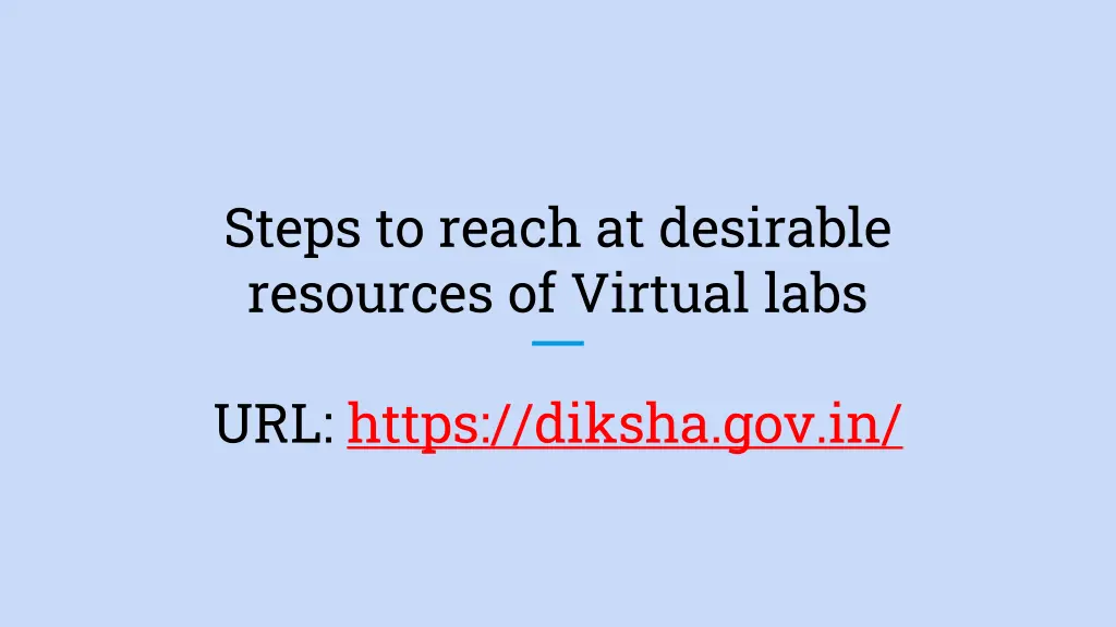 steps to reach at desirable resources of virtual