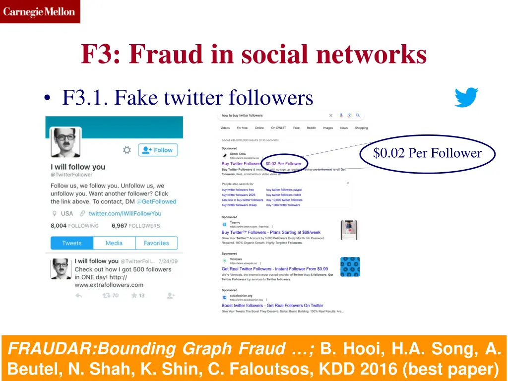 f3 fraud in social networks