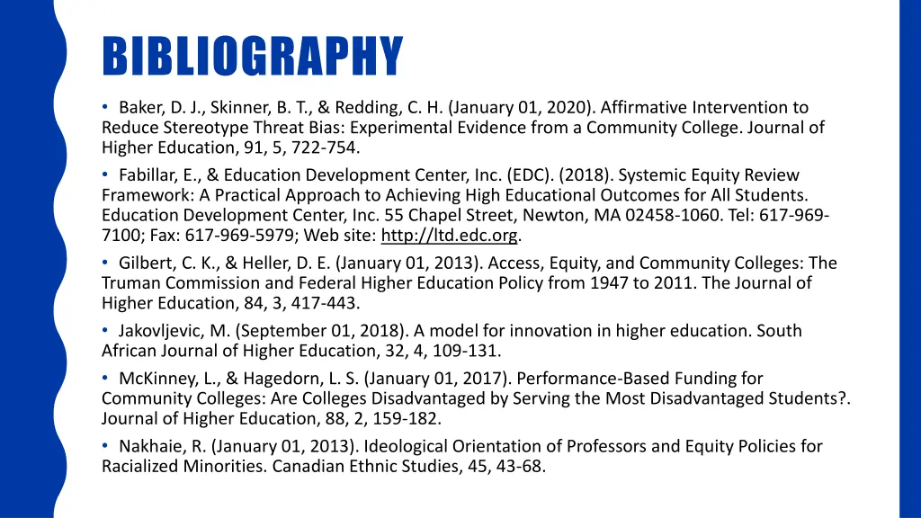 bibliography