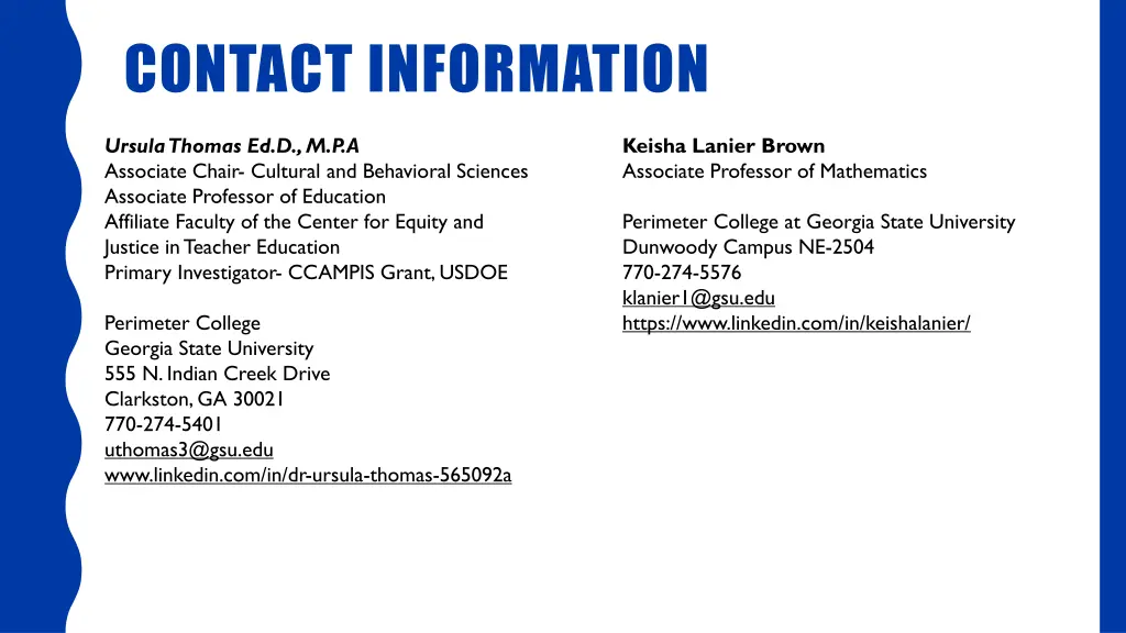 contact information 1
