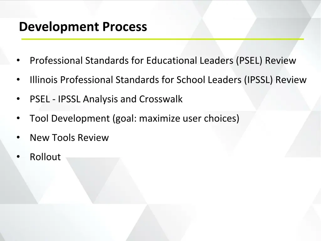development process