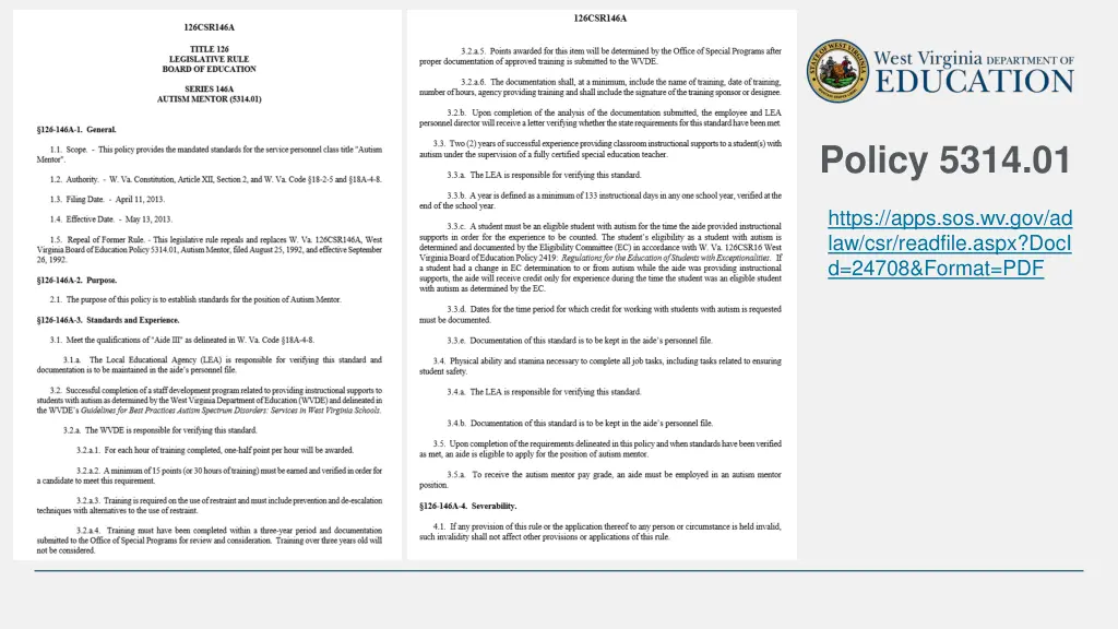 policy 5314 01